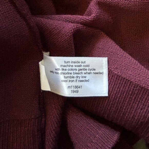 Lane Bryant Women's Size 22/24 Burgundy Red Open Front Cardigan NWT - Picture 7 of 7